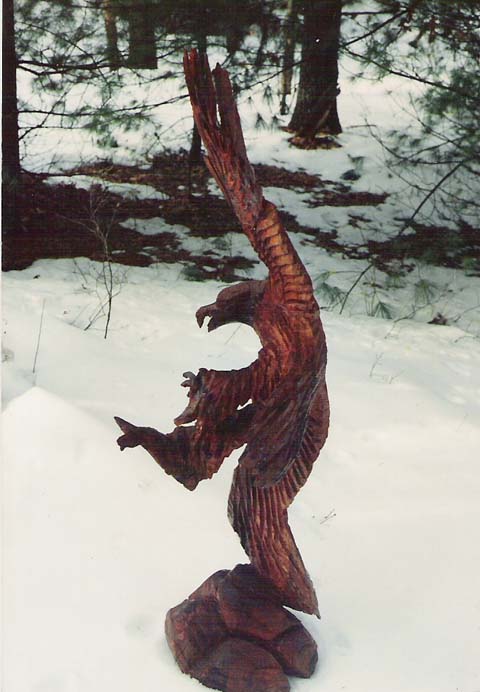 Eagle Sideways With Talons